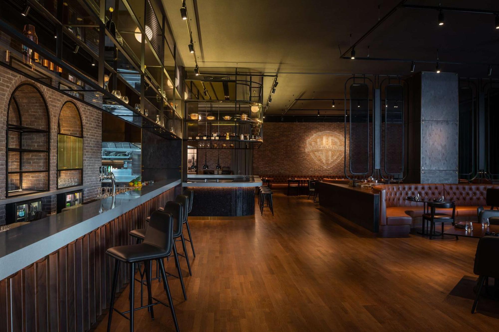 The Wb Abu Dhabi, Curio Collection By Hilton Hotel Exterior foto Interior of the restaurant
